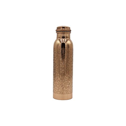 Engraved Copper Bottle