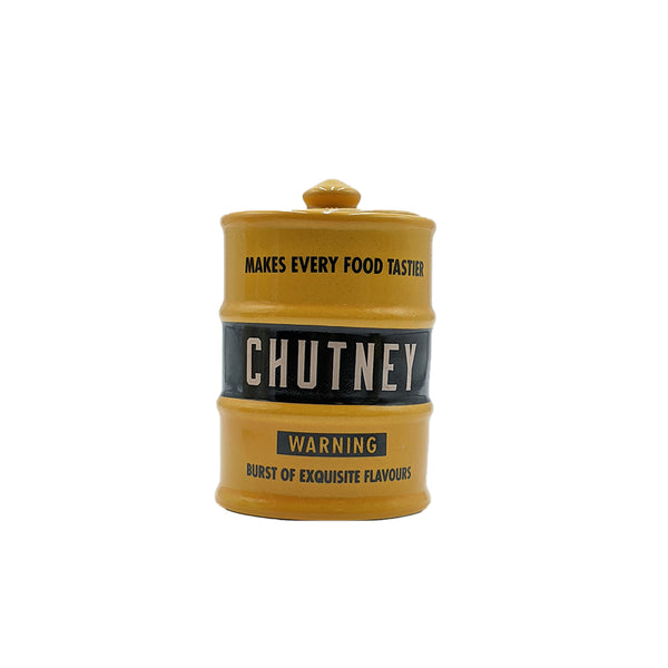 Barrel Chutney Jar - Yellow