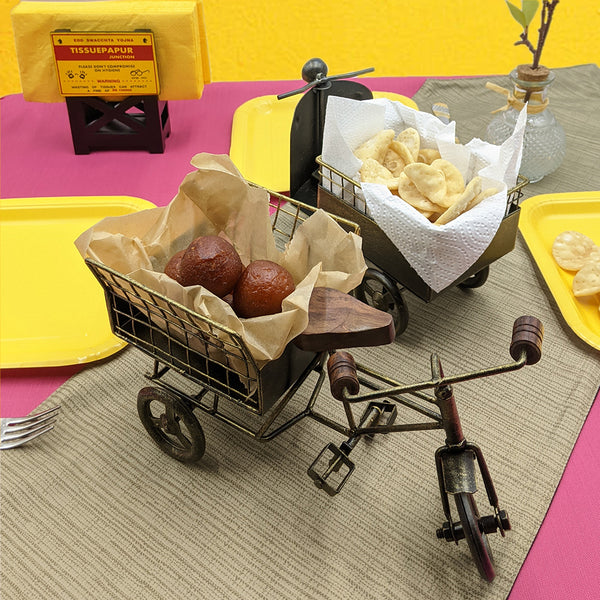 Rickshaw Serving Platter