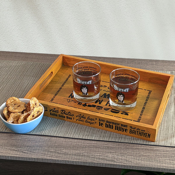 Big B Whiskey Glasses Set of 2